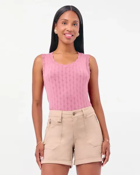 Polo Aline Palo Rosa Garnet