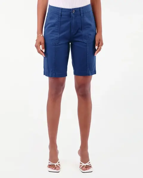 Bermuda Margaret Solid Azul Real