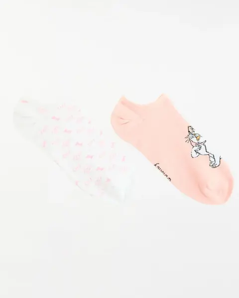 Calcetines Pack X 2 Olivia Rosado