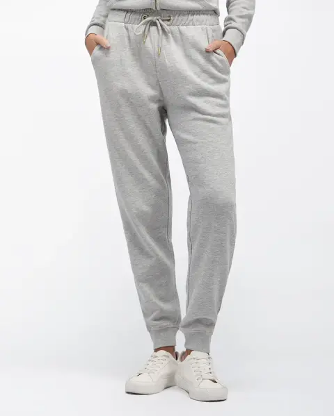 Jogger Rosa Core Gris Fit Poly Htr