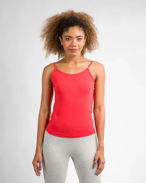 Top Rubí Core Tiras Rojo