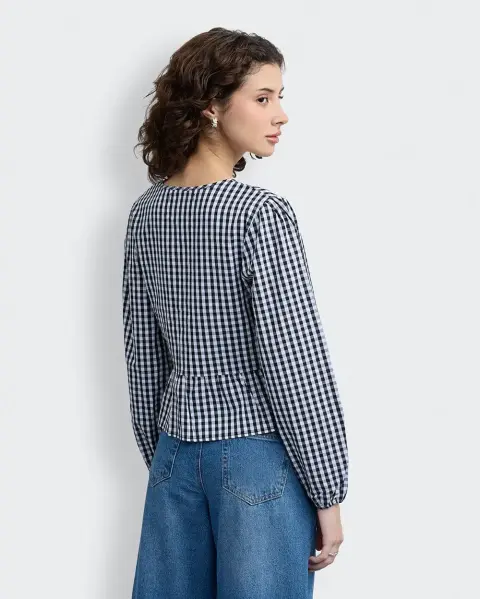 Blusa Negra Manga Larga
