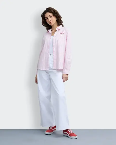 Blusa Estampada Rosa