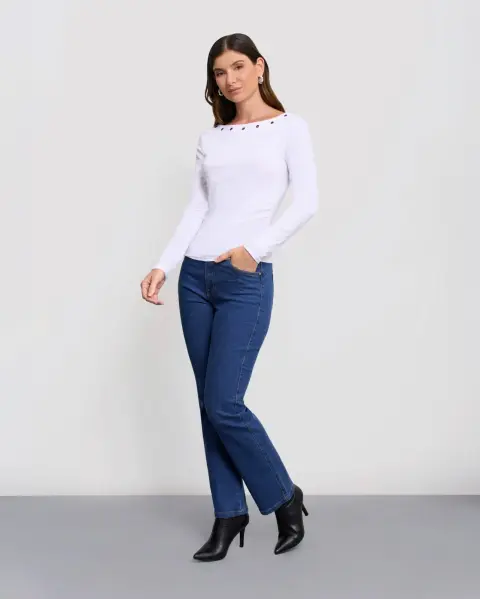 Polo Corina Blanco Optico