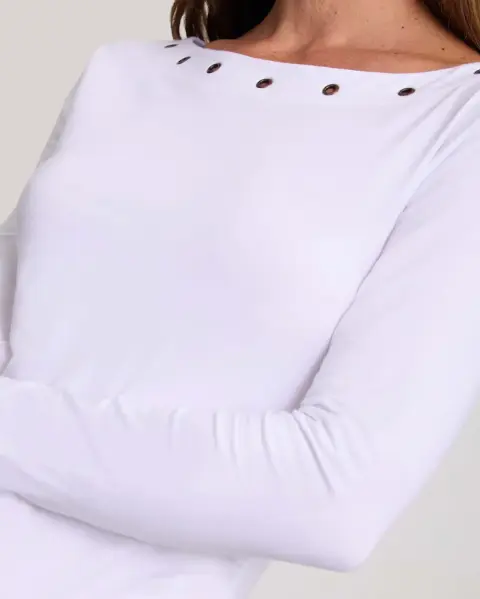Polo Corina Blanco Optico