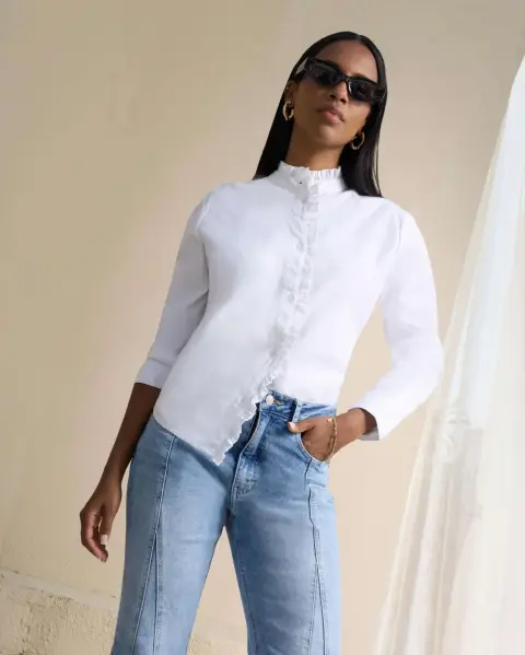 Blusa Adara Blanco Optico