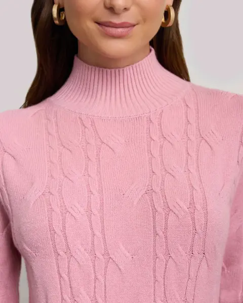 Chompa Mora Rosado Barbie