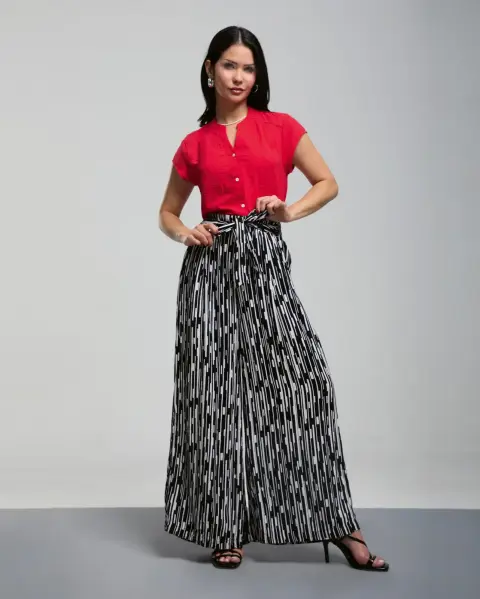 Blusa Cata Solid Rojo Tomate
