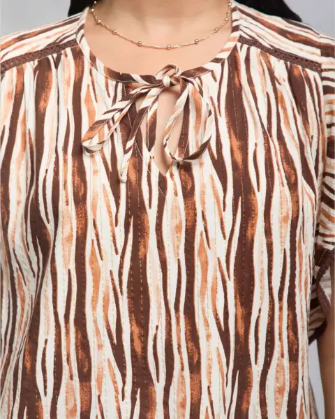 Blusa Vale Marrón