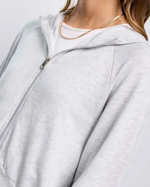 Casaca Grayce Grey Melange