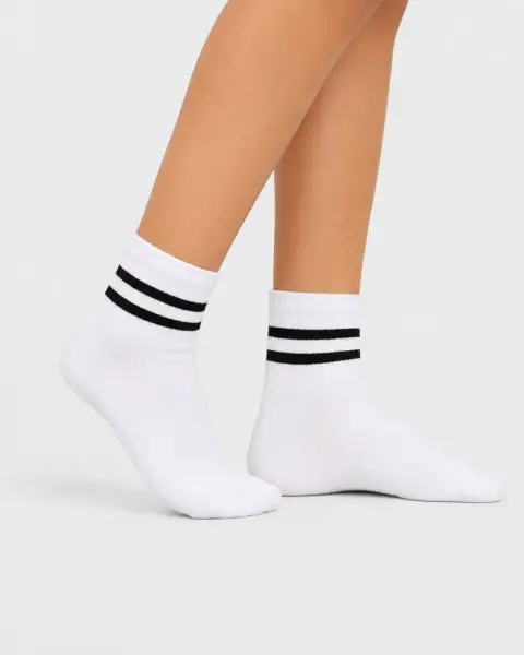 Calcetines Pack x3 Belinda Melange/Negro/Blanco