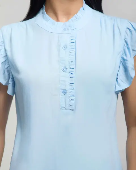 Blusa Ruth Celeste Claro