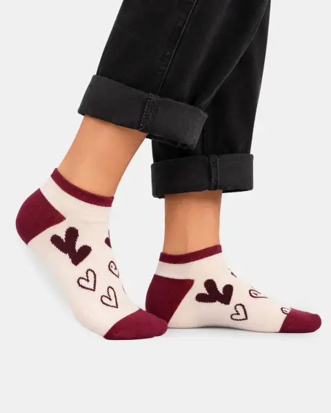 Calcetines Pack x3 Emily Verde/Coco/Guindo