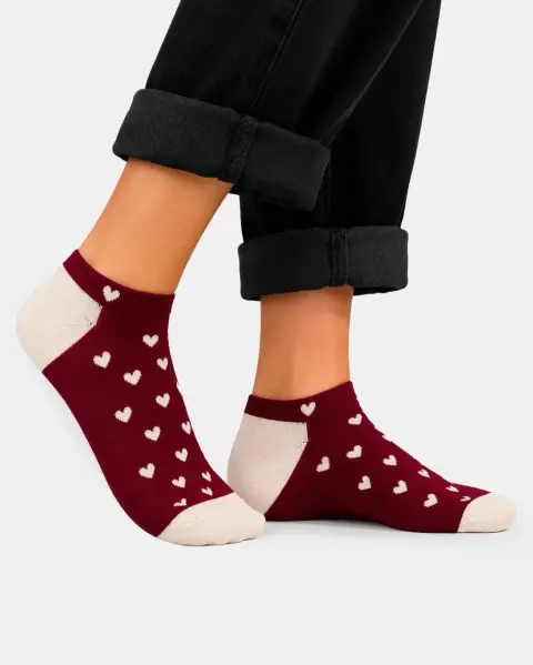 Calcetines Pack x3 Emily Verde/Coco/Guindo
