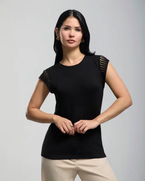 Polo Venus Negro New