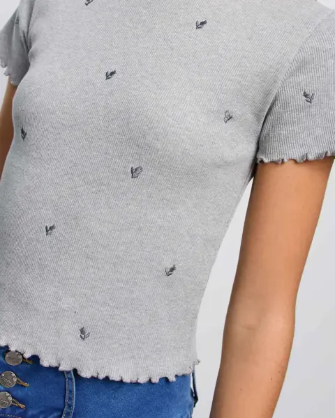 Polo Kate Plomo Melange