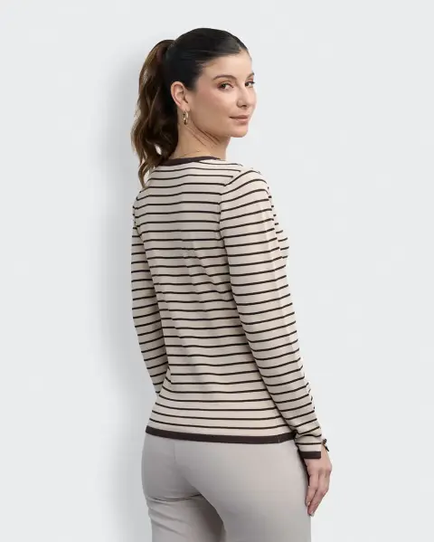 Polo Cami List Beige