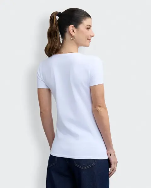 Polo Romelia Blanco Optico