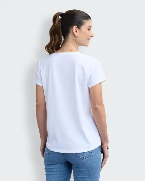 Polo Niza Blanco Optico