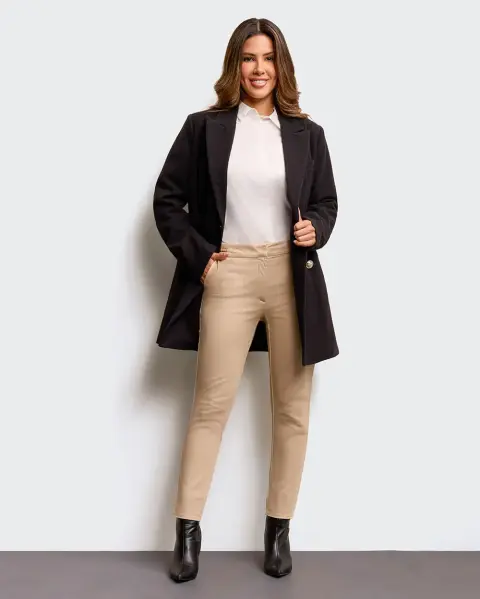 Abrigo Clavel Negro