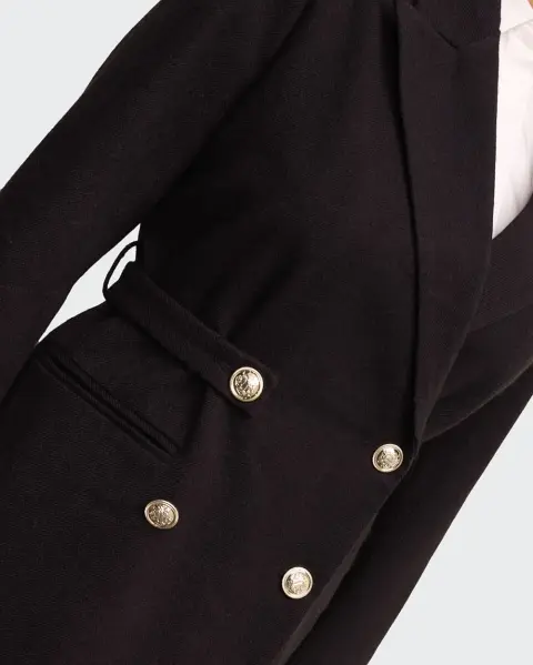 Abrigo Clavel Negro