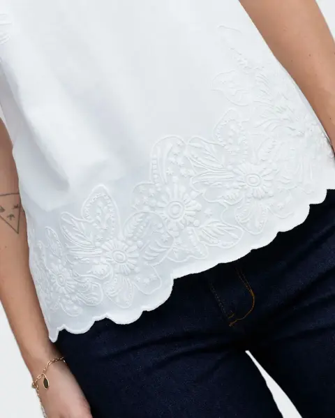 Polo Yasmin Blanco Optico