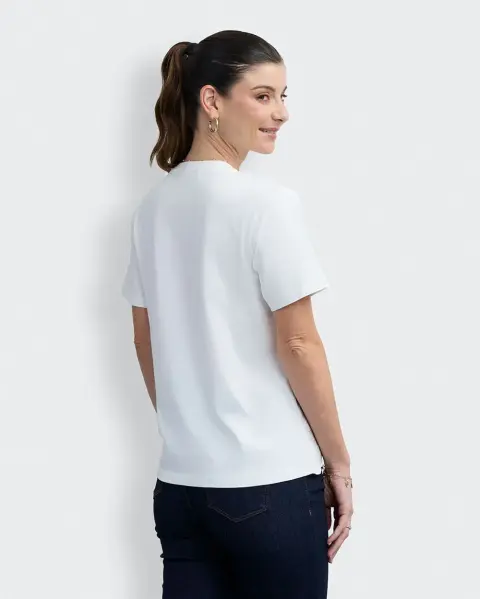 Polo Yasmin Blanco Optico