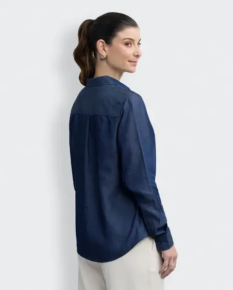Blusa Belinda Dark Wash