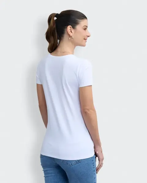 Polo Romina Blanco Optico