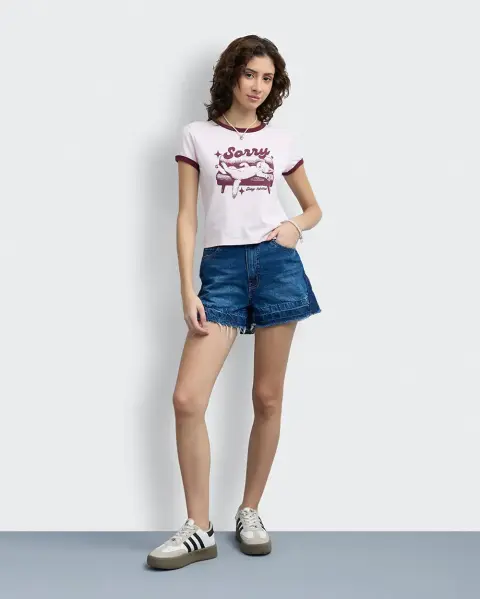 Short Denim Laia Dark Wash