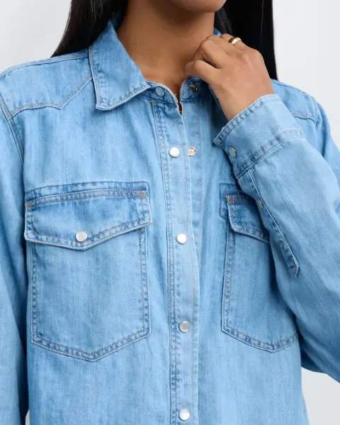 Blusa Monik Medium Wash