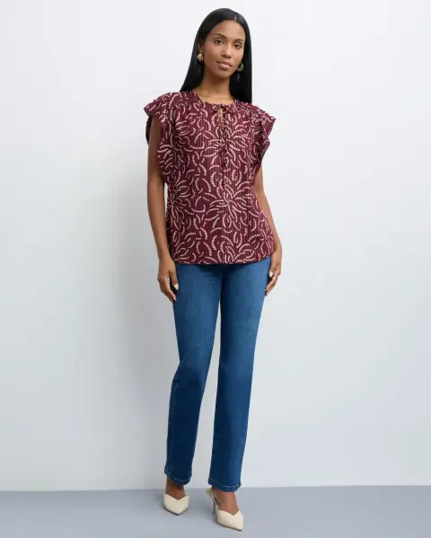 Blusa Vale Guinda Taw