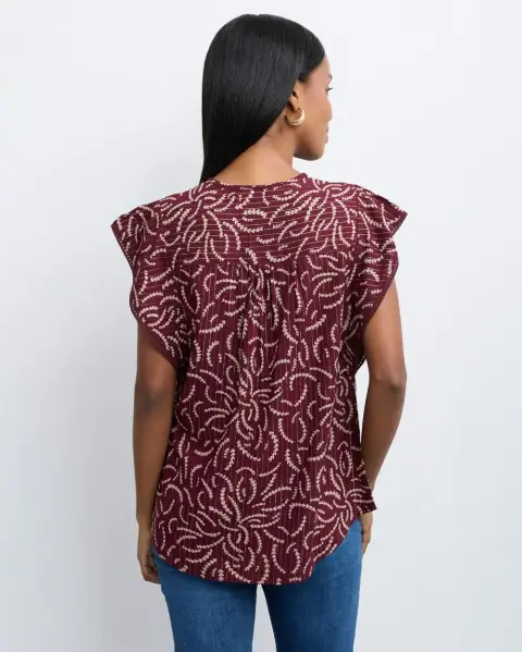 Blusa Vale Guinda Taw
