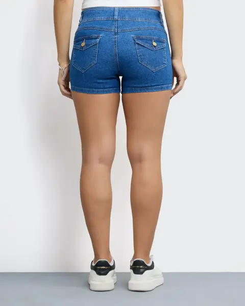 Short Damaris Medium Wash