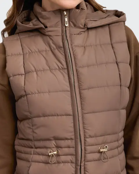 Chaleco Paola Marron Chocolate