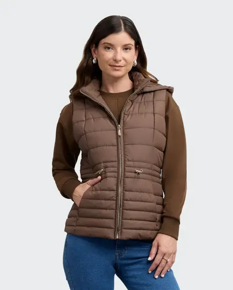 Chaleco Paola Marron Chocolate