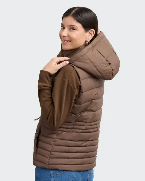 Chaleco Paola Marron Chocolate