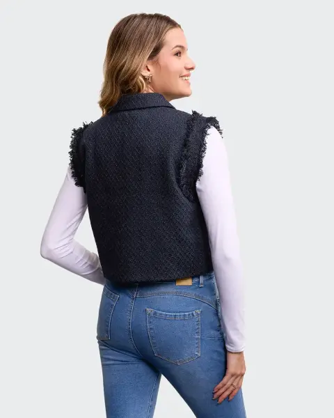 Chaleco Alessa Azul Imperial