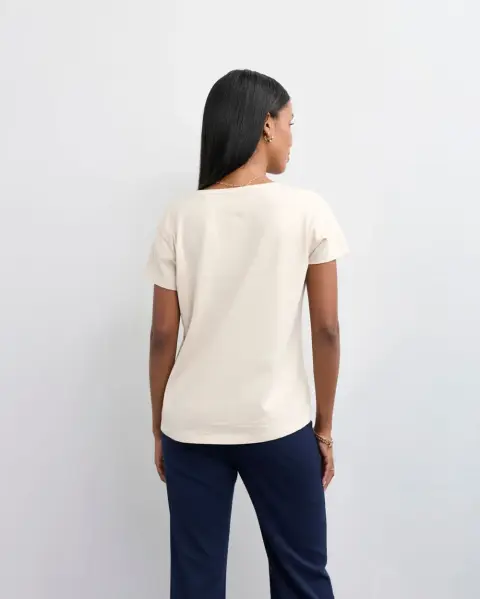 Polo Niza Beige Crema