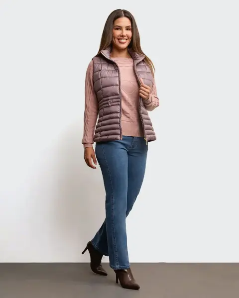 Chaleco Paola Morado Argyle
