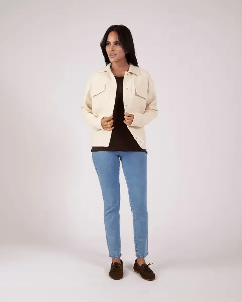Casaca Annia Beige Melange