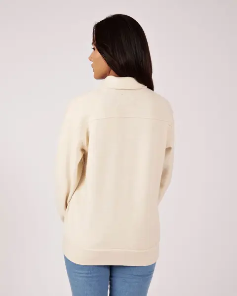 Casaca Annia Beige Melange