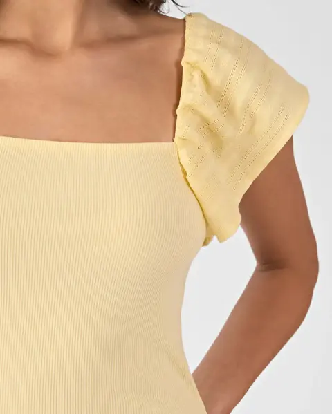 Polo Jas Amarillo Pastel