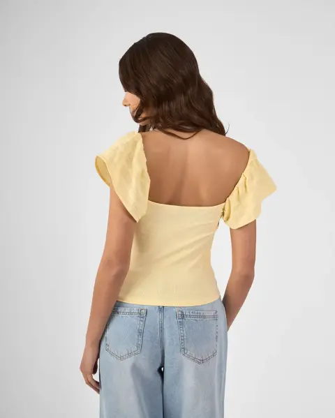 Polo Jas Amarillo Pastel