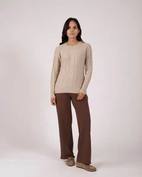 Chompa Mora Beige Natural