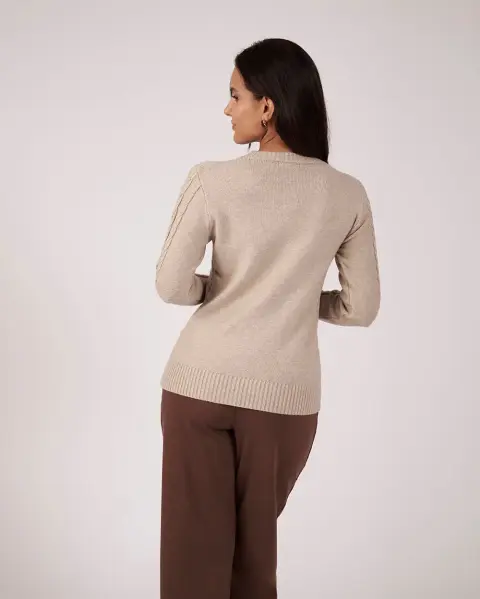 Chompa Mora Beige Natural