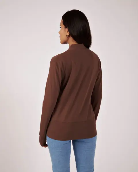 Chompa Elsa Marron Chocolate
