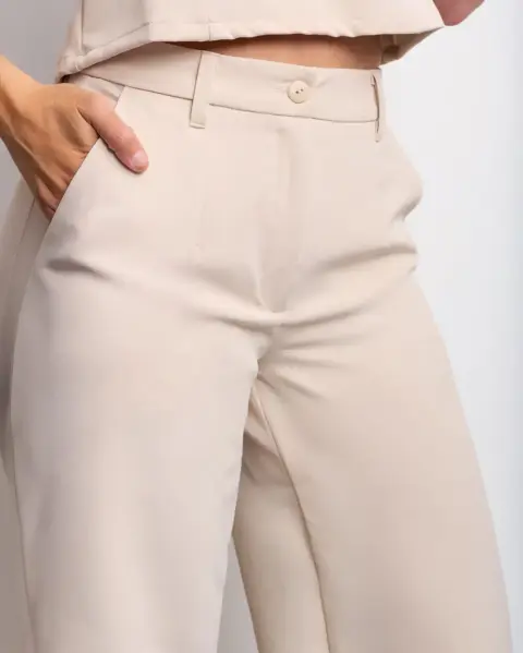 Bermuda Lohan Beige Crema