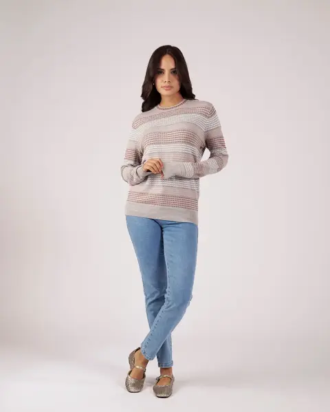 Chompa Milenka Gris Melange