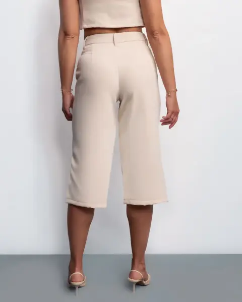 Bermuda Lohan Beige Crema